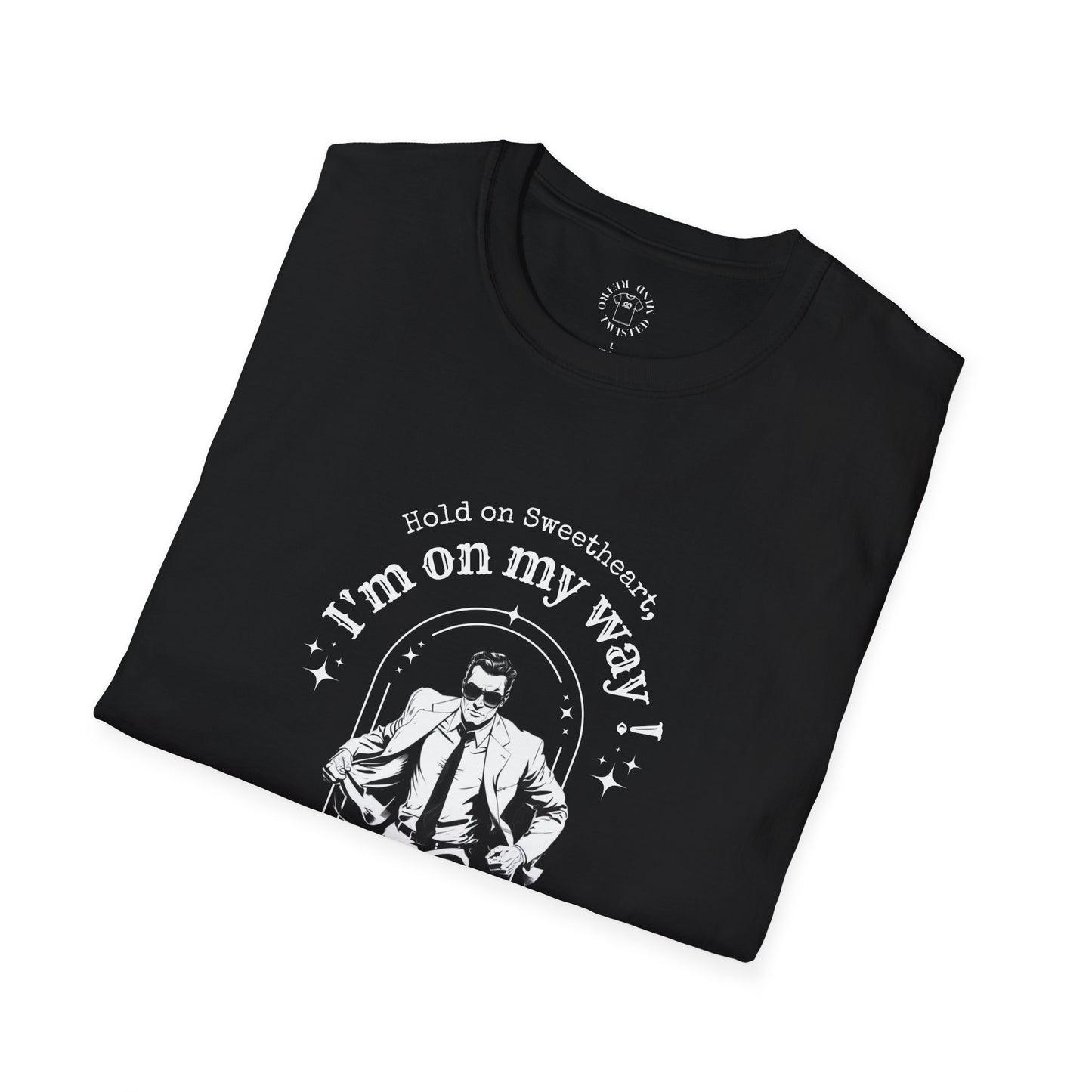 Unisex Softstyle T-Shirt – Retro 'I'm on my Way' Graphic Tee,