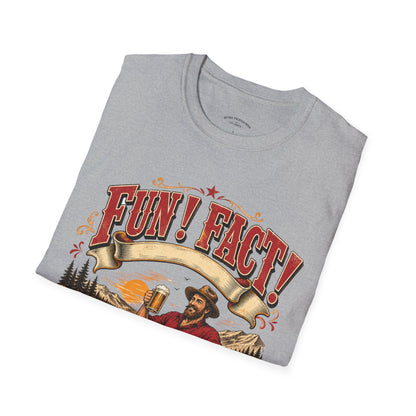 Fun! Fact! T-Shirt — Vintage Beer Drinker Graphic Tee