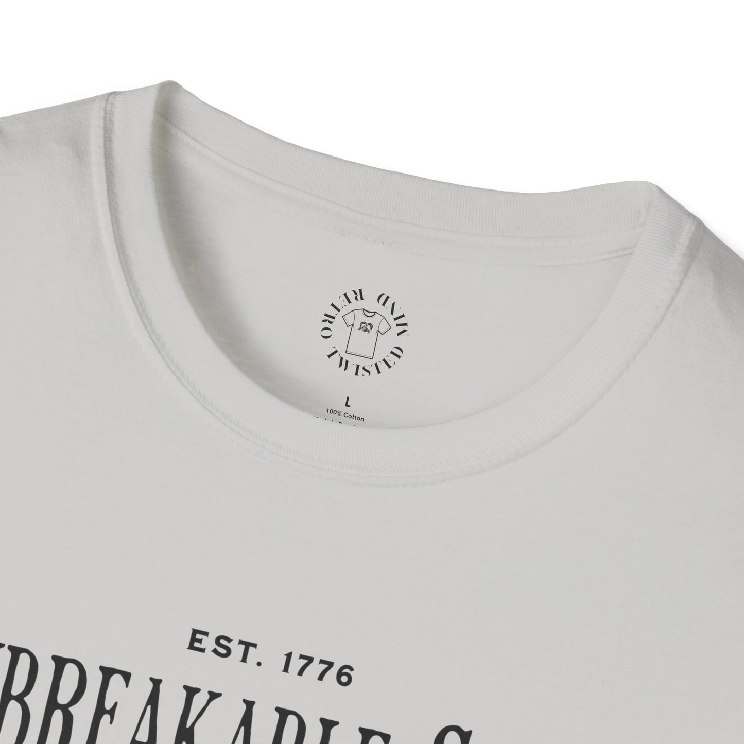 Unisex Softstyle T-Shirt - Unbreakable Spirit Skull Design - Perfect for Independence Day