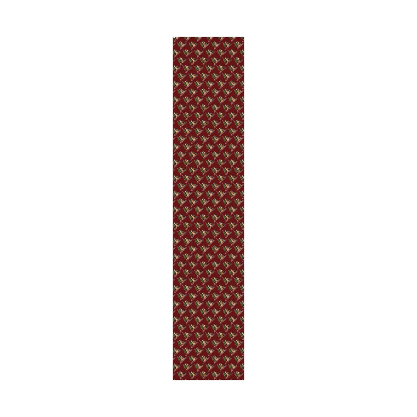 Christmas Tree & Teddy Bear Gift Wrap Paper — 'Merry Christmas' Holiday Wrapping Sheets