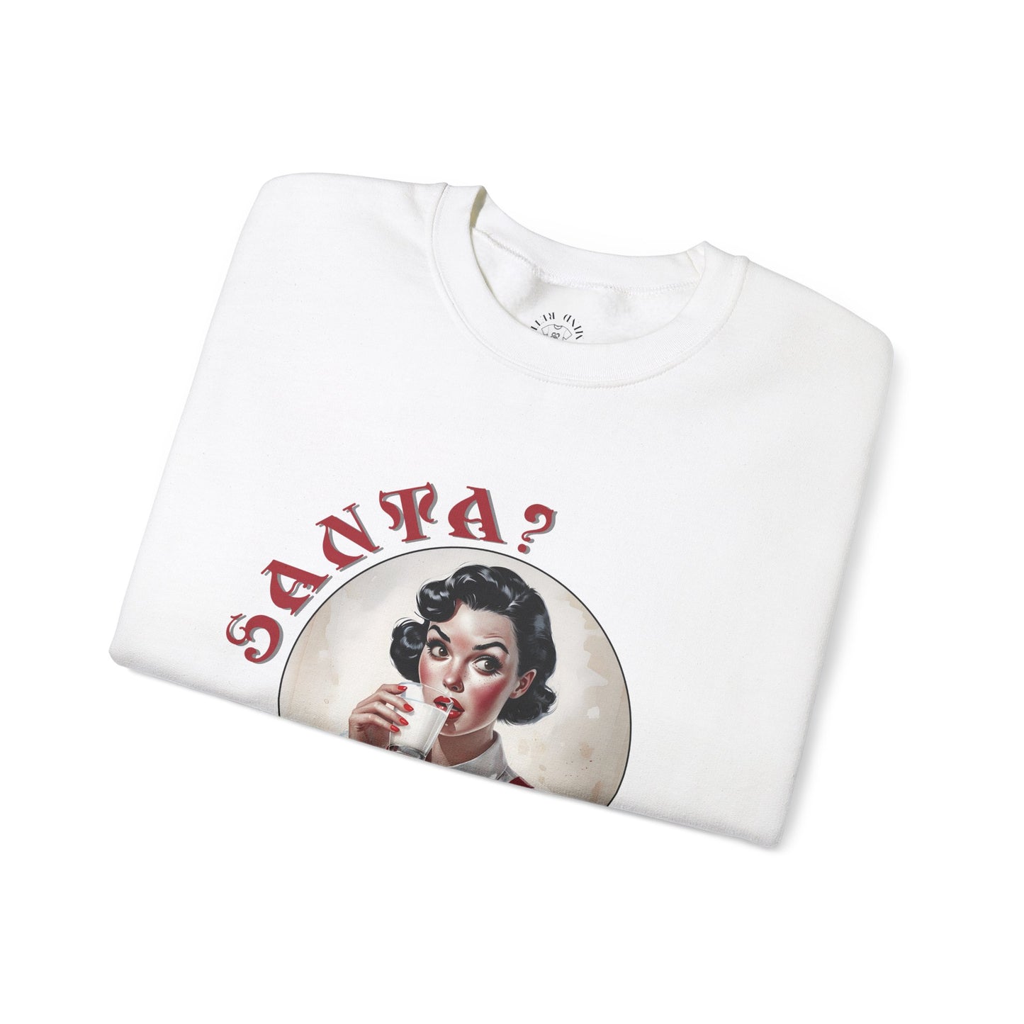 Funny Cookie Lover Sweatshirt - Retro Design - Santa? Christmas