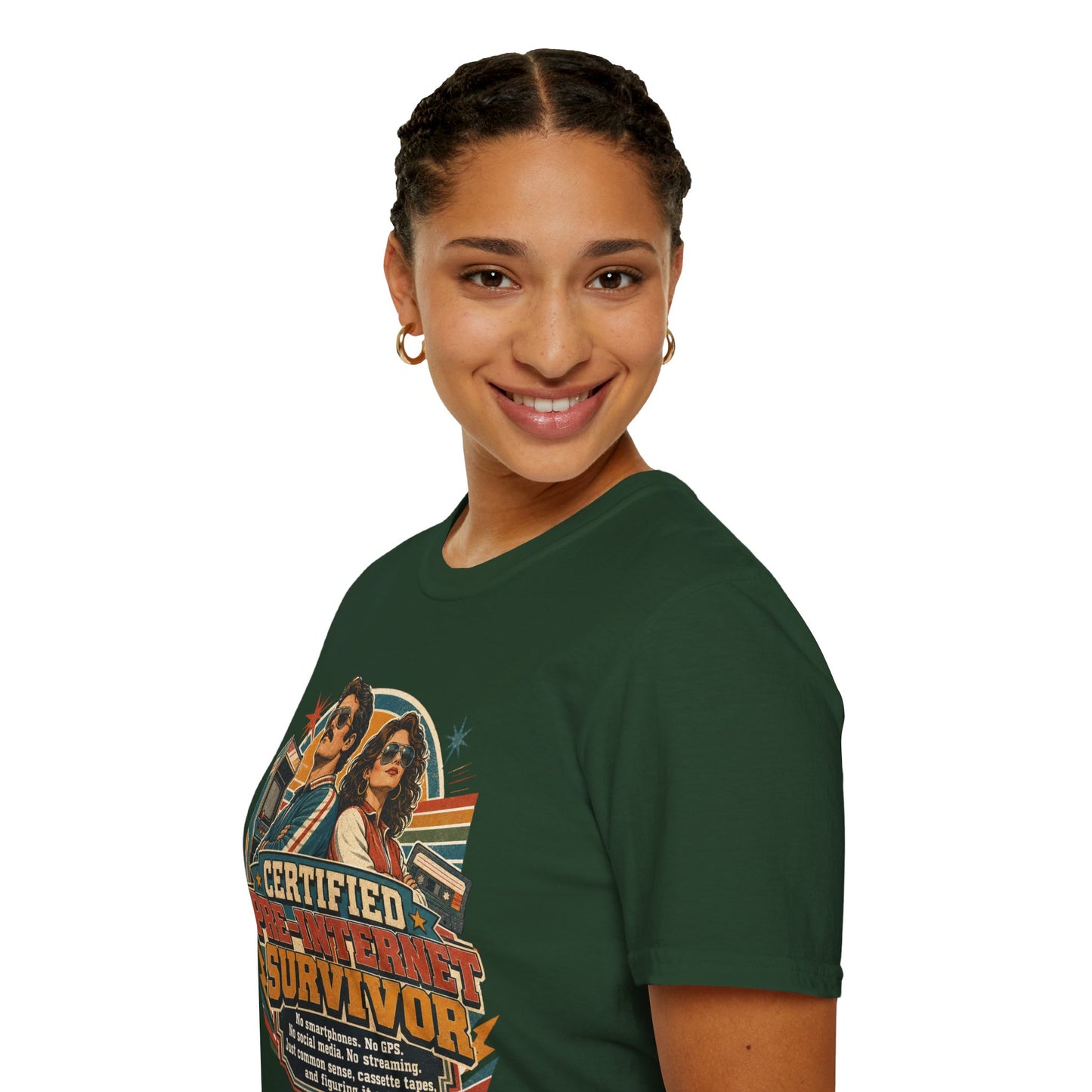 Certified Pre-Pandemic Survivor T-Shirt — Retro 70s Vintage Graphic