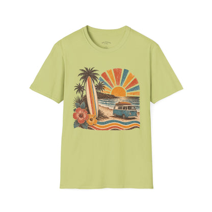Retro Surf Sunset T-Shirt