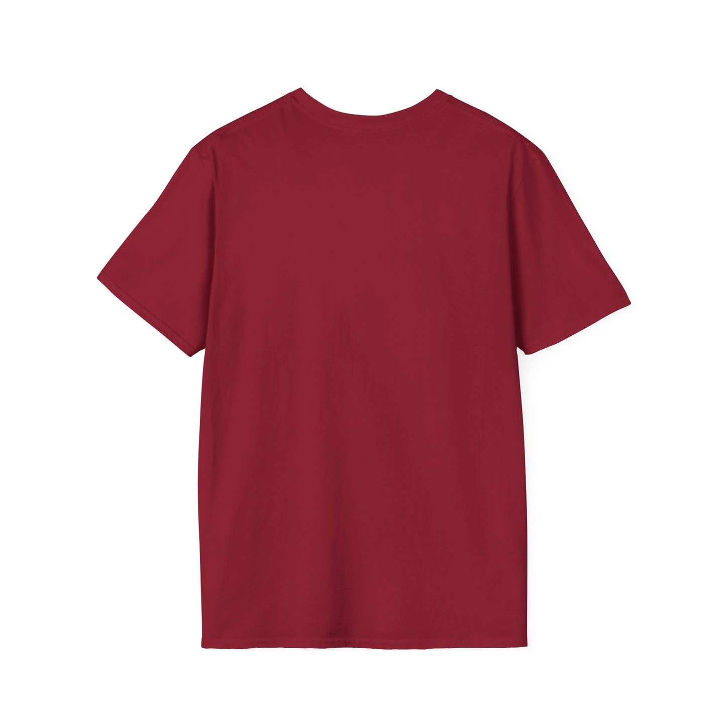 Queen Playing Card Graphic Unisex Softstyle T-Shirt, girl. queen