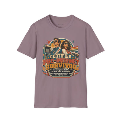 Certified Pre-Pandemic Survivor T-Shirt — Retro 70s Vintage Graphic