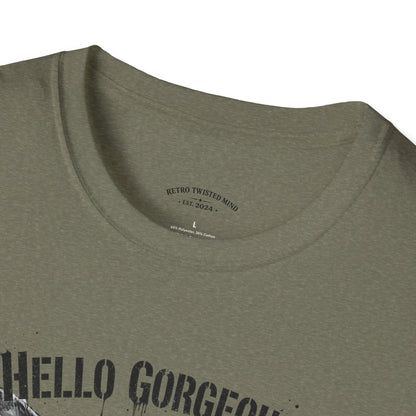 Chihuahua 'Hello Gorgeous' Tee - Cute Dog Graphic T-Shirt