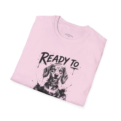 Ready To Cause Problems Dog T-Shirt — Funny Dachshund Graphic Tee