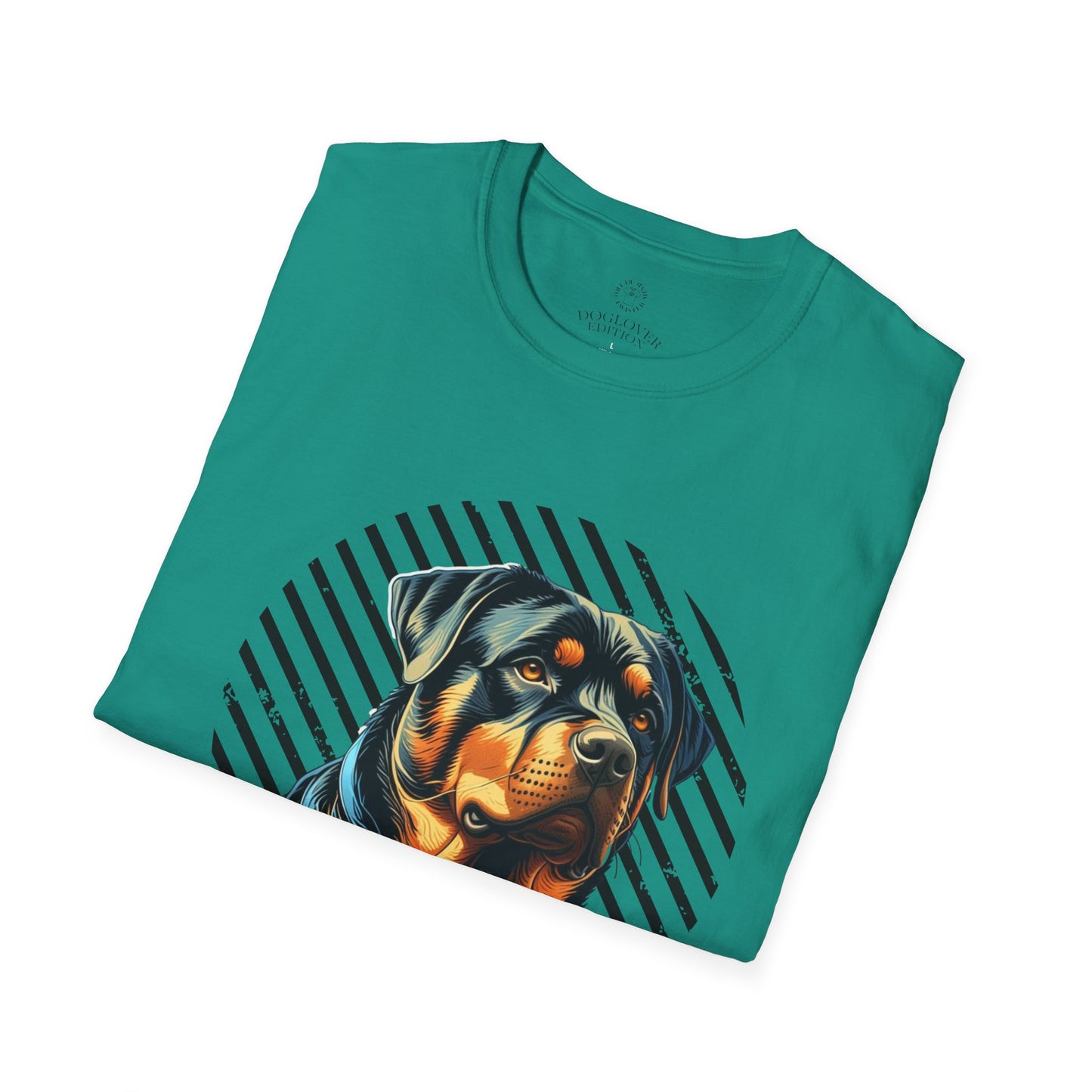 Pure Love Rottweiler Unisex Softstyle T-Shirt - Dog Lover Gift