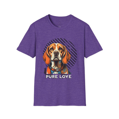 Pure Love Dog T-Shirt - Unisex Softstyle Tee for Animal Lovers