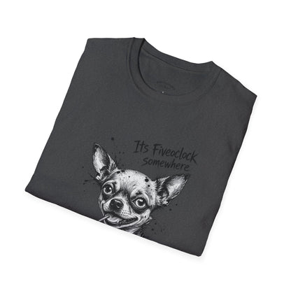 Chihuahua 'It's Five O'Clock Somewhere' T-Shirt