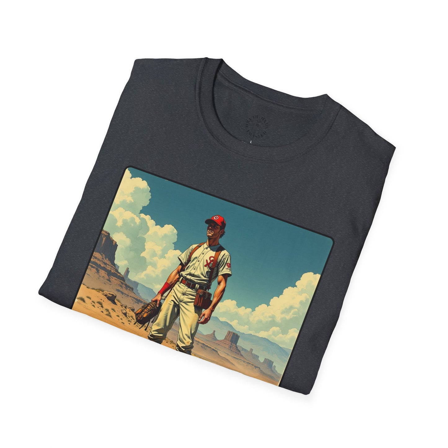 My Game My Rules Unisex Softstyle T-Shirt - Vintage Baseball Graphic Tee, sport, baseball