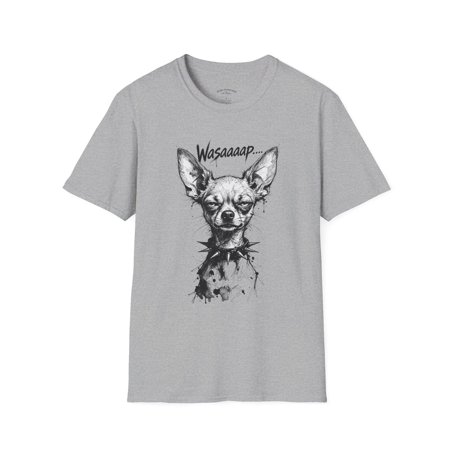Chihuahua 'Wasaaaap' Graphic T-Shirt — Funny Dog Tee for Pet Lovers