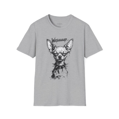 Chihuahua 'Wasaaaap' Graphic T-Shirt — Funny Dog Tee for Pet Lovers