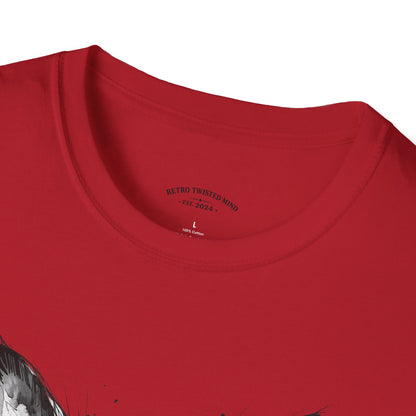 Chihuahua Portrait T‑Shirt — Expressive Black & White Dog Art Tee