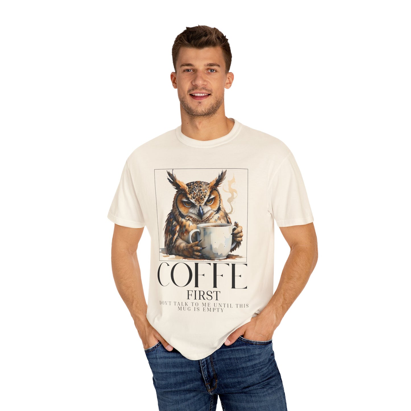Coffee First Owl T-Shirt