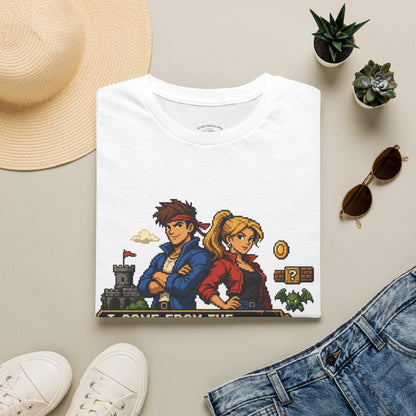 Retro Arcade Era T-Shirt — Pixel RPG Game Tribute