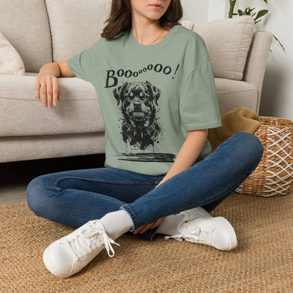 Rottweiler Boo! T-Shirt — Spooky Dog Halloween Tee
