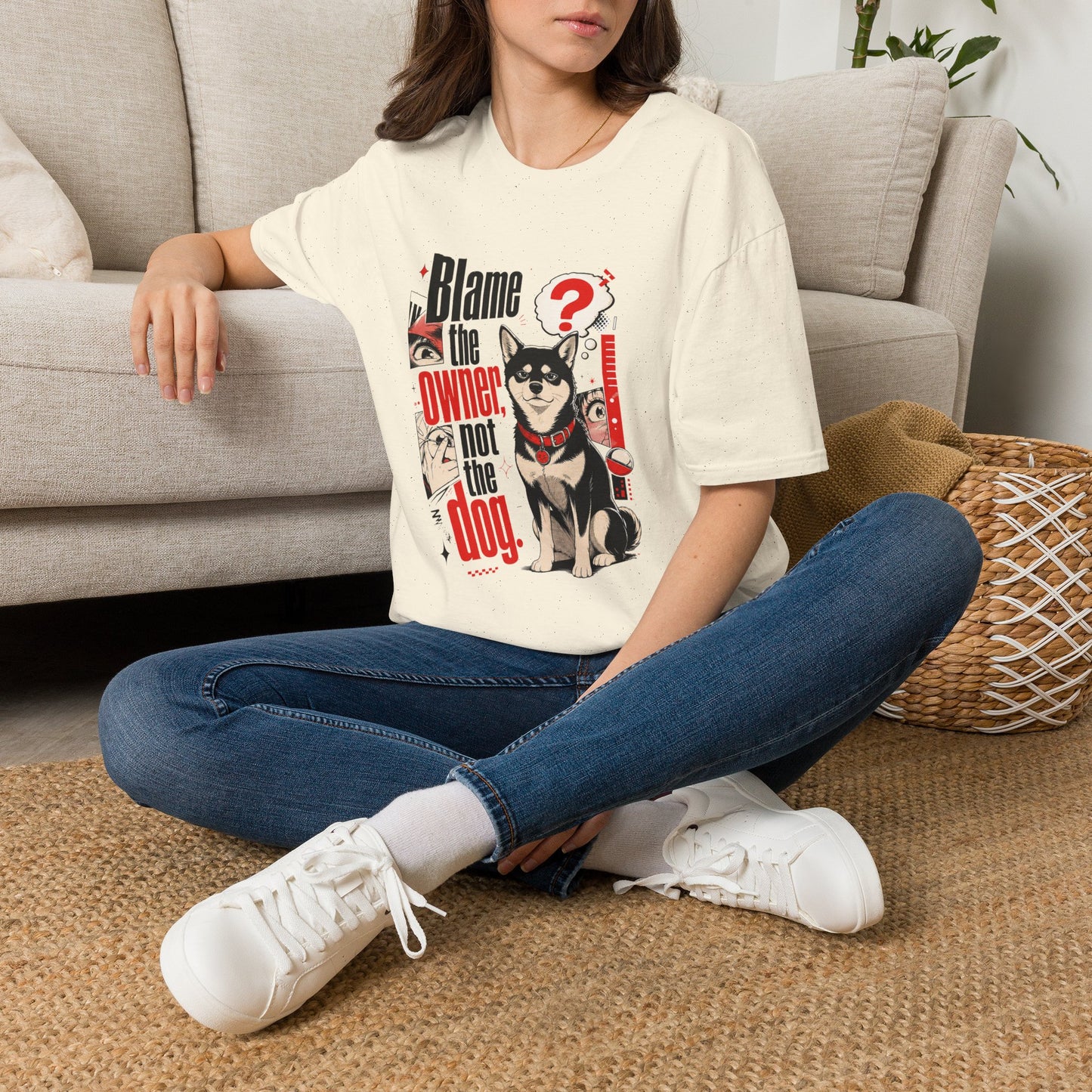 Blame the Owner Not the Dog T-Shirt