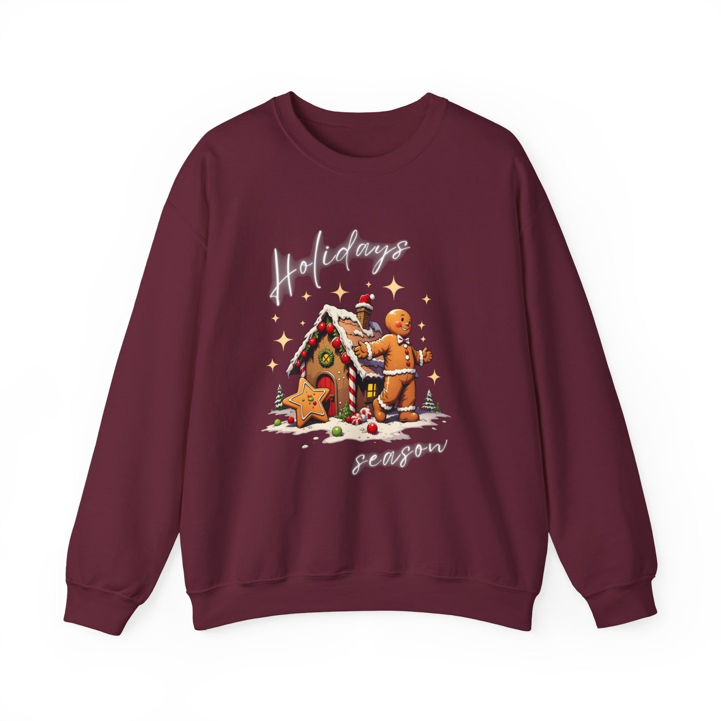 Holiday Season Gingerbread Crewneck Sweatshirt