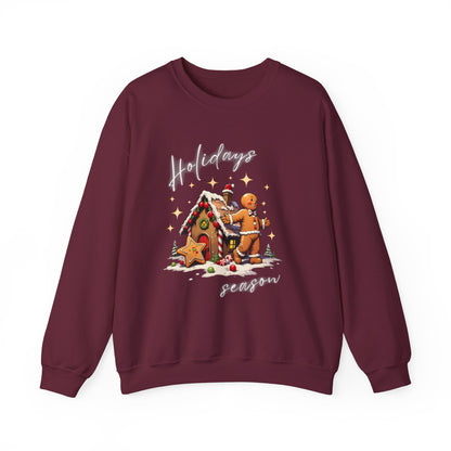 Holiday Season Gingerbread Crewneck Sweatshirt