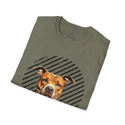 Pure Love Unisex Softstyle T-Shirt - Pitbull Design