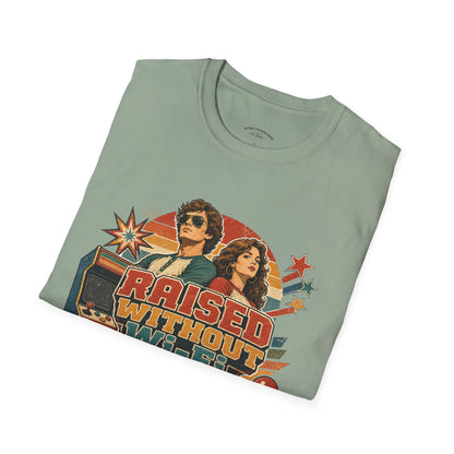Raised Without Wi‑Fi T-Shirt — Retro 'Legends' Vintage Graphic Tee