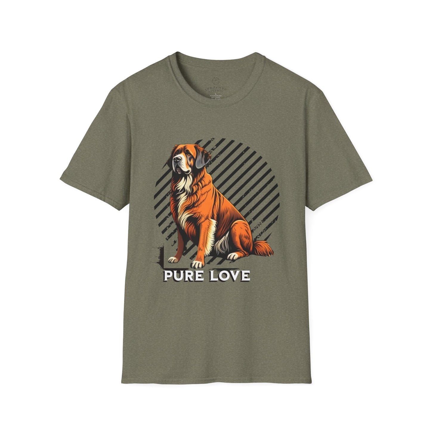 Pure Love Dog T-Shirt - Unisex Softstyle Pet Lover Tee