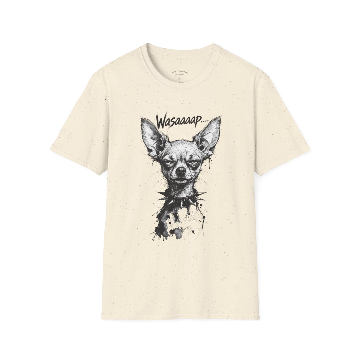 Chihuahua 'Wasaaaap' Graphic T-Shirt — Funny Dog Tee for Pet Lovers
