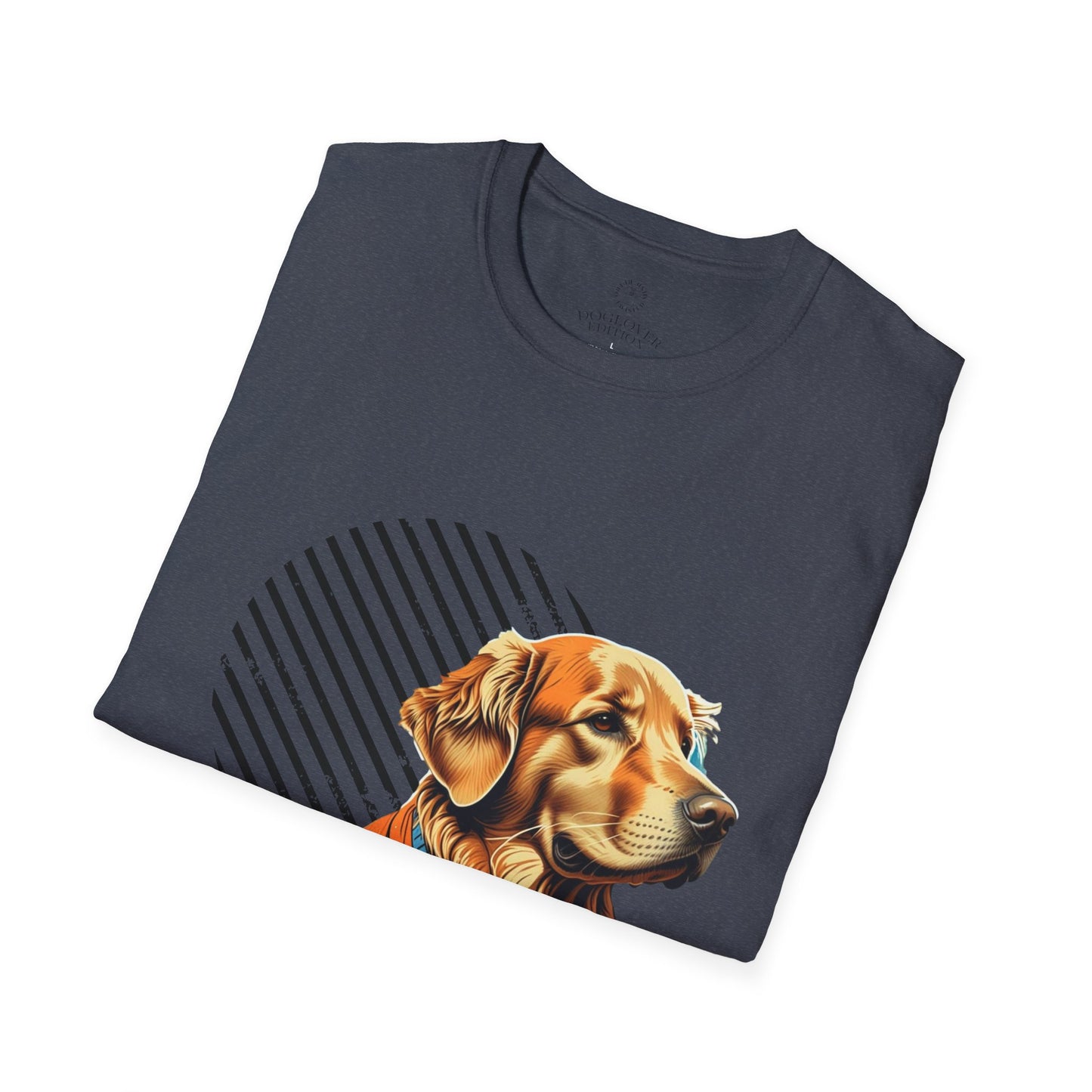 Pure Love Golden Retriever T-Shirt – Unisex Softstyle Tee for Dog Lovers
