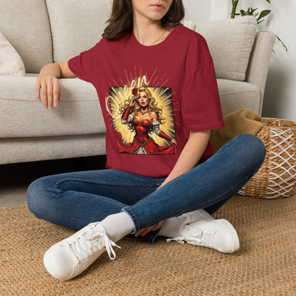 Empowered Women Unisex Softstyle T-Shirt - Bold & Confident Design, queen. girl