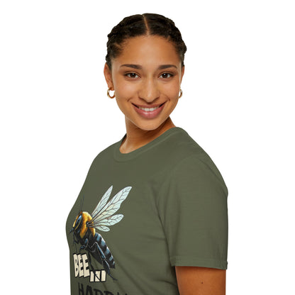 Bee Happy T‑Shirt — Cute Bumblebee Graphic Tee