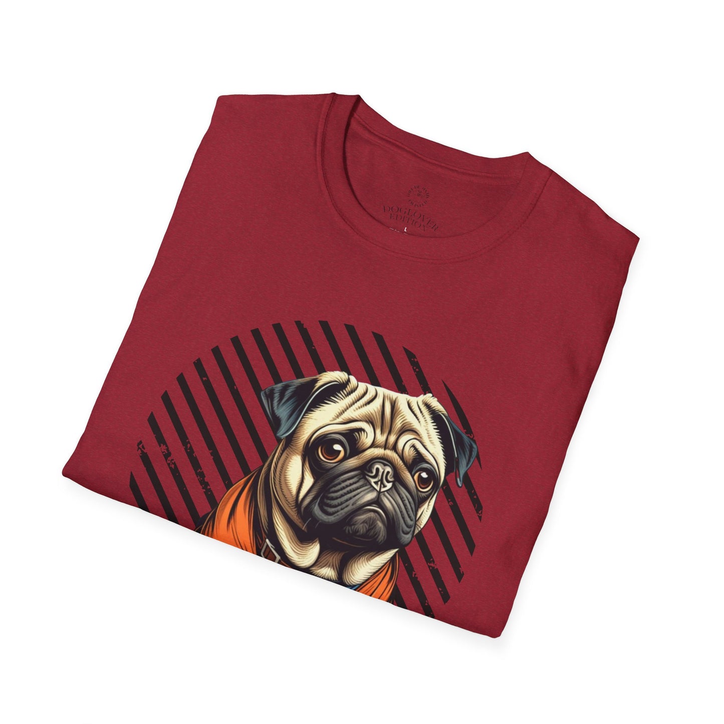 Pure Love Pug Unisex Softstyle T-Shirt