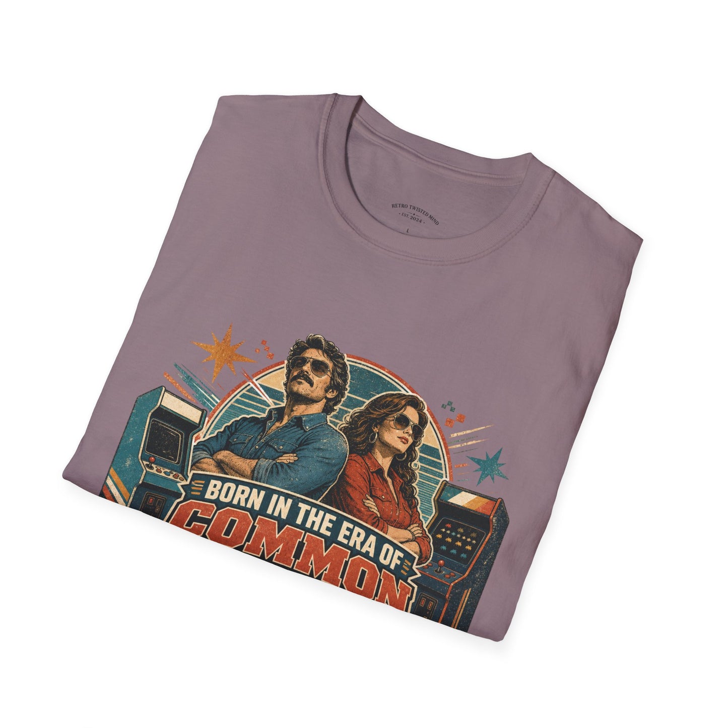 Born in the Era of Common Sense T-Shirt — Retro 70s Vintage Political Graphic Tee