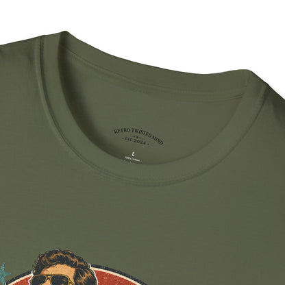 Vintage Human T-Shirt — Retro 70s Duo Graphic Tee