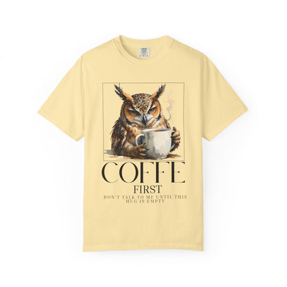 Coffee First Owl T-Shirt