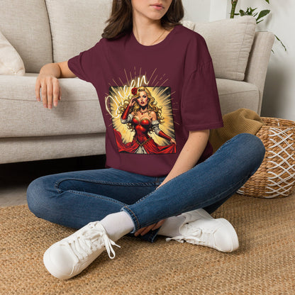 Empowered Women Unisex Softstyle T-Shirt - Bold & Confident Design, queen. girl