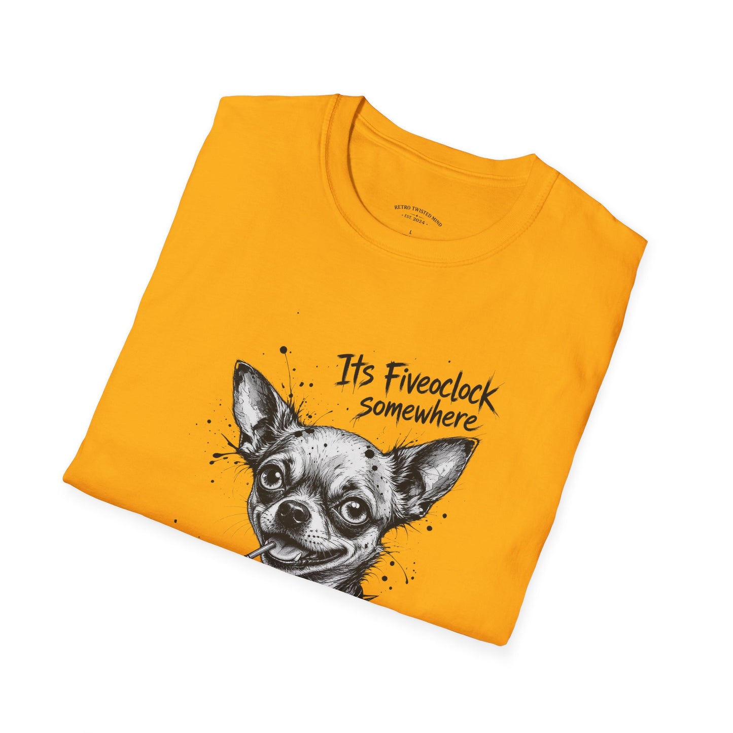 Chihuahua 'It's Five O'Clock Somewhere' T-Shirt