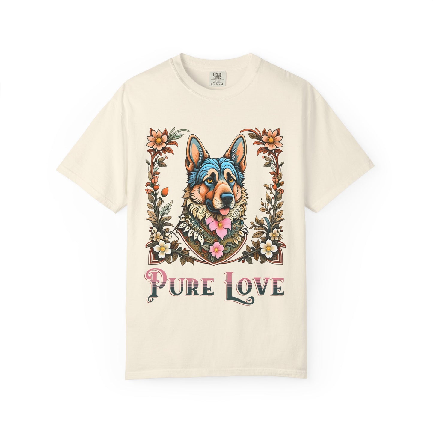 Pure Love Unisex T-Shirt - Dog Graphic Tee for Animal Lovers