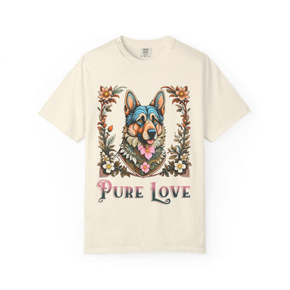 Pure Love Unisex T-Shirt - Dog Graphic Tee for Animal Lovers
