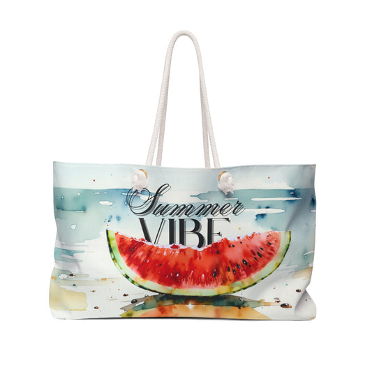 Summer Vibe Weekender Bag | Perfect for Beach Days & Travel,beachbag, watermalon