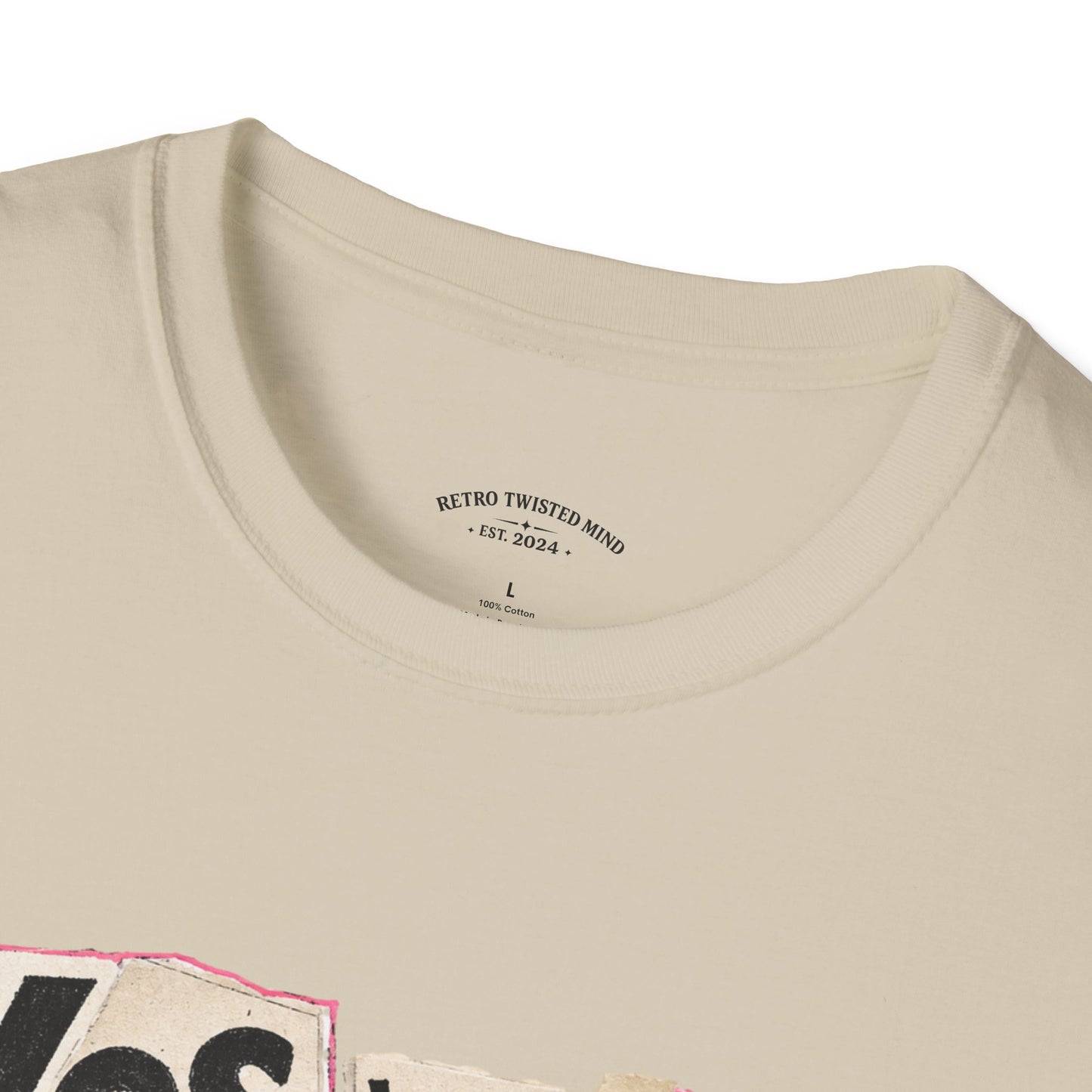 T-Shirt — "Yes We Share, So What?" Retro Collage Graphic Tee