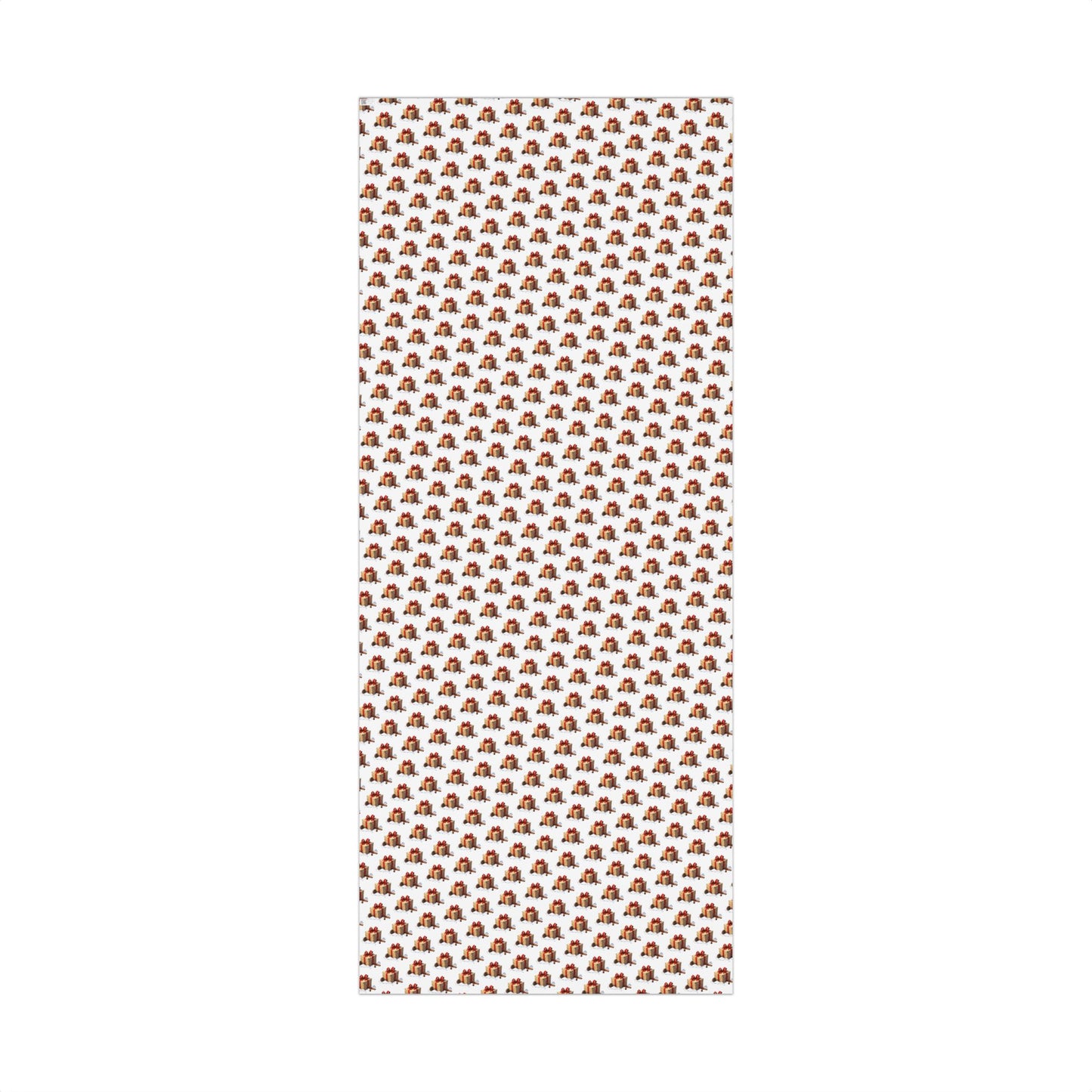 Wrapping Paper — Festive Gift Stack Pattern with Red Bows