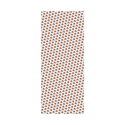 Wrapping Paper — Festive Gift Stack Pattern with Red Bows