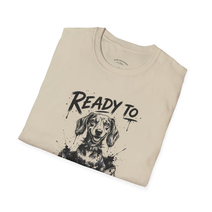 Ready To Cause Problems Dog T-Shirt — Funny Dachshund Graphic Tee