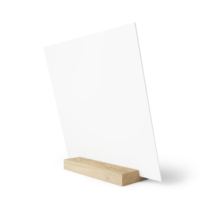 Good Morning? Owl Gallery Board with Stand — Whimsical Coffee & Donut Morning Decor