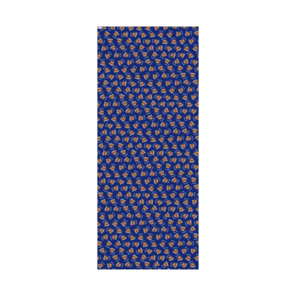 Copy of Gift Wrap — Blue Holiday Nativity Patterned Wrapping Paper