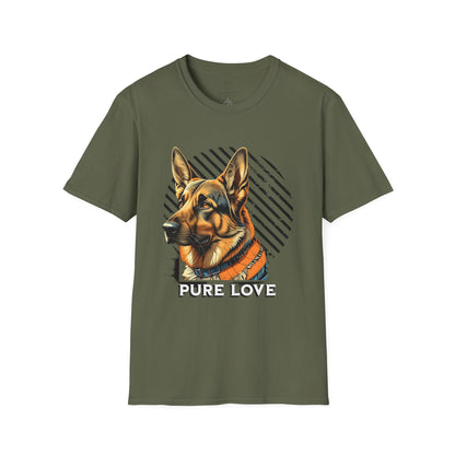 Pure Love Dog Graphic Unisex T-Shirt