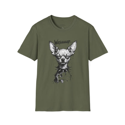 Chihuahua 'Wasaaaap' Graphic T-Shirt — Funny Dog Tee for Pet Lovers