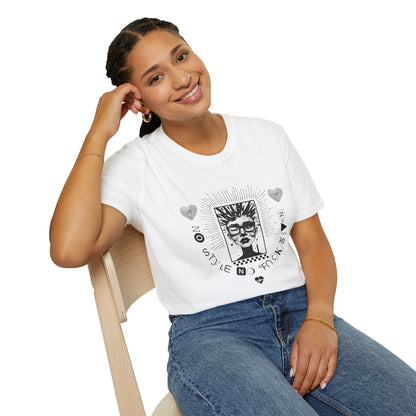 Graphic Tee — 'No Style, No Rules' Retro Portrait T‑Shirt