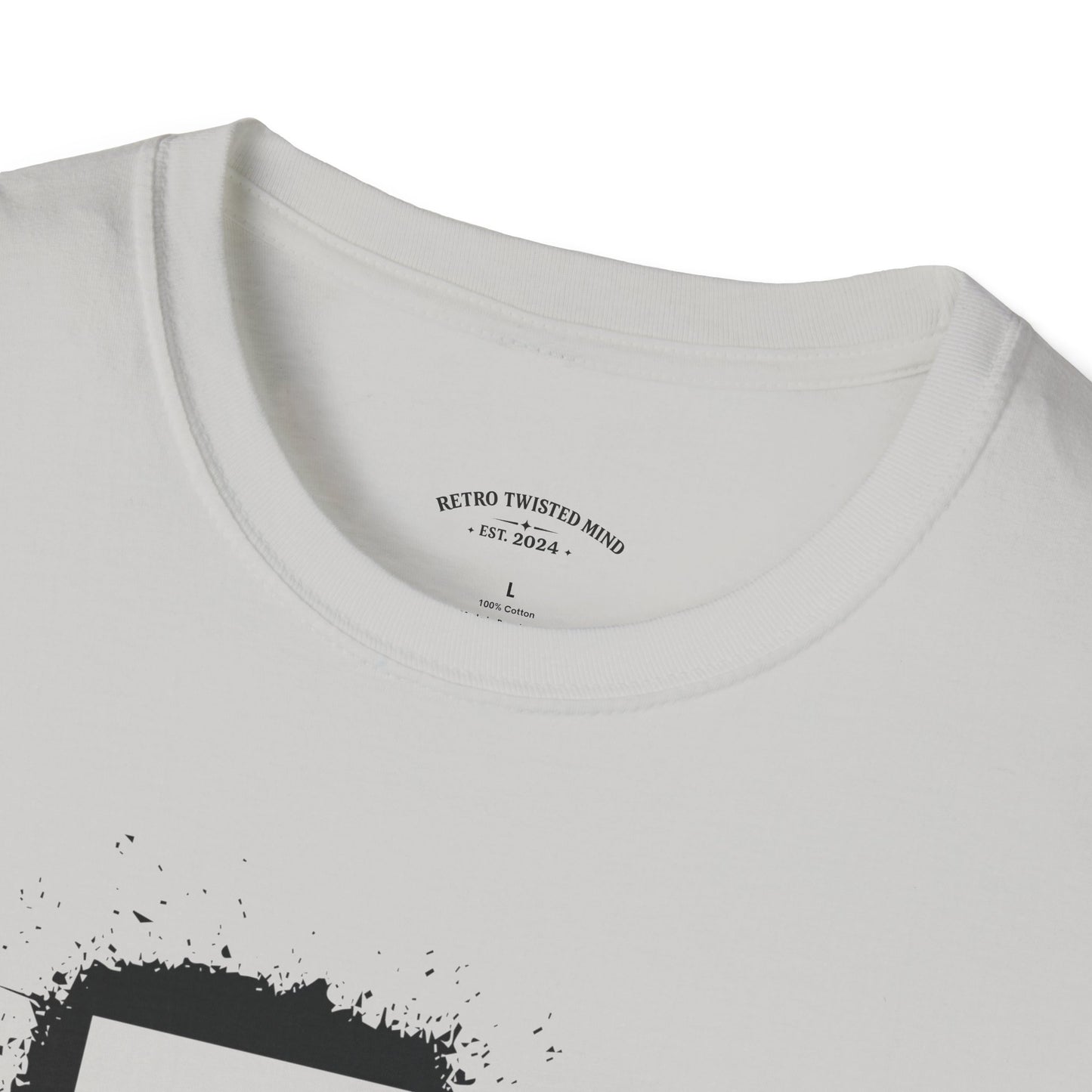 Doberman Portrait T‑Shirt — Bold Black Ink Dog Graphic